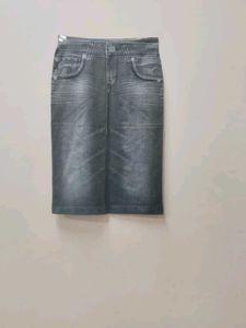Denim Look Skirt