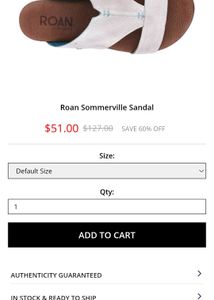 Roan Sommerville Sandals