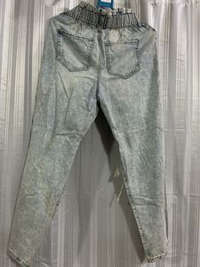 Distressed Acid Wash Jeans