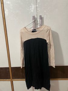 Stylish Two-Tone Dress