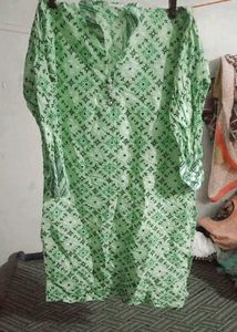 Green Printed Kurta sets