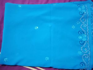 Beautiful Moti And Jari Handwork Saree 🥻