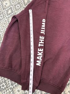 HRX Maroon Full Sleeve Jacket