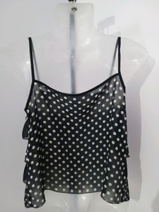 Ruffled Layered Sleveless Tops