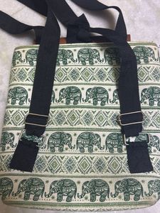 Ethnic Print Backpack