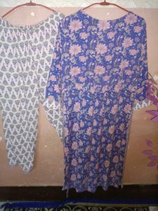 Floral Print Kurta Set