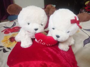 Dog Plush with Heart