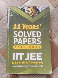 Arihant IIT -JEE 11year Solved Paper