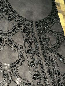 Beaded Black Dress