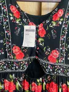 Floral Cutout Maxi Dress