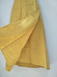 Mustard Yellow Wrap Around Skirt