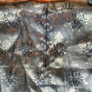 Traditional Kurti Made By Silk Saree