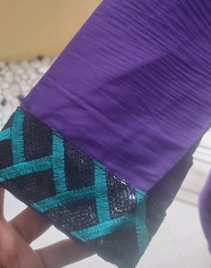 Purple Kurtha