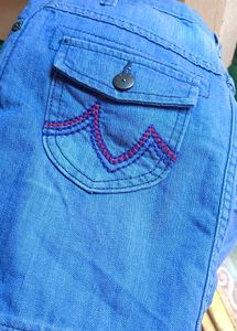 Blue Denim Skirt