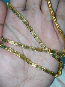 Gold Tone Chain Necklace