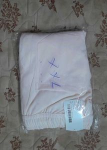 Korean Style Off-White Pleated Pant