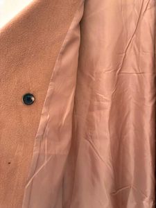 Tan Wool Blend Coat