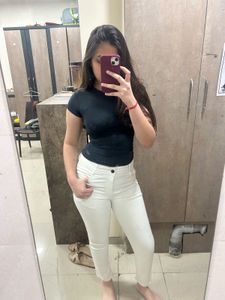 White Skinny High Waist Jeans