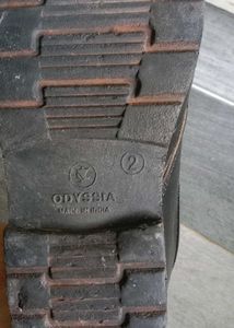 Odyssia Black Leather Shoes