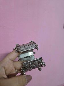 Silver Oxidised Rajasthani Style Bangle Bracelet