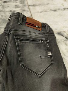 Stylish Grey Denim Jeans
