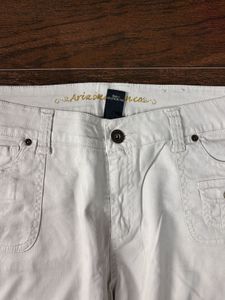 White Cargo Pants