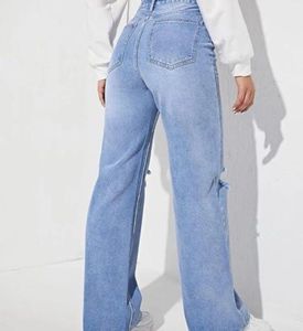 New Condition  Ripped Jeans Women