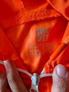 Bright Orange windcheater Jacket