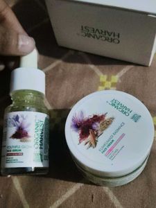 Organic Harvest Glow Face Serum And Cream