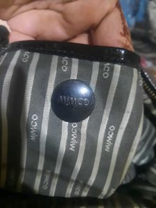 Shiny Navy Blak Bag