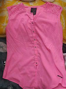 Pink Lace Top