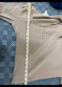 H&amp;M Ribbed Henley Top