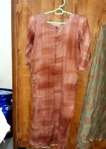 Pakistani Kurti With Dupatta Set
