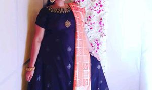 Elegant Maroon Anarkali Dress
