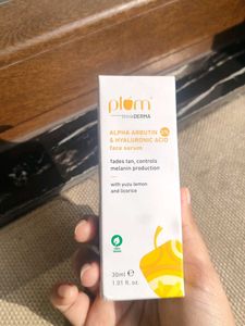 Plum face serum for all skin types