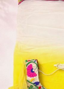 Elegant Embroidered Saree with Blouse