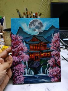 Aesthetic JAPANESE landscape Painting
