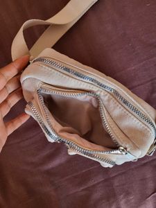 H&amp;M Beige Sling Bag