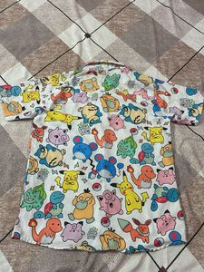 Pokemon Button-Down Shirt