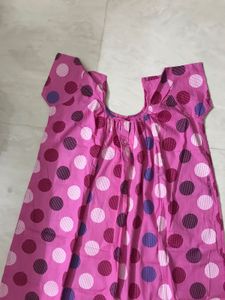 Pink Polka Dot Nightgown