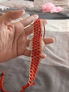 Red &amp; Gold Accent Watch