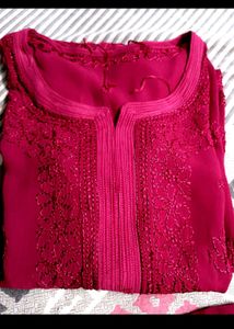 Viscose Lakhnawi Kurta &amp; Dupatta