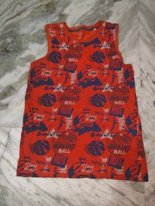 Basketball Print Tank Top