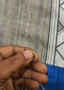 Nose Pin with Floral Design