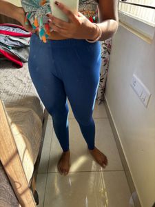Black &amp; Blue Leggings Combo
