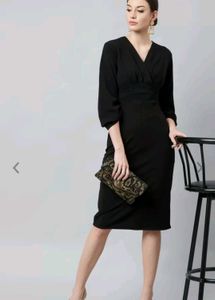 Elegant Black Dress- Small Size