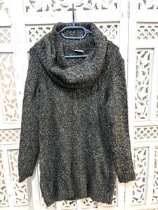 ✈️ Imported Cozy Grey Knit Sweater A