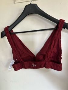 Burgundy Bralette Top