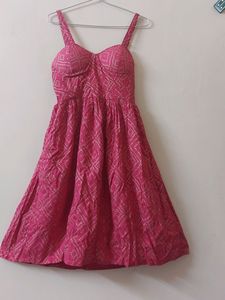 Pink Bustier Sundress