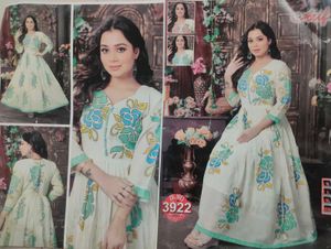 Cotton Festive Gown💟